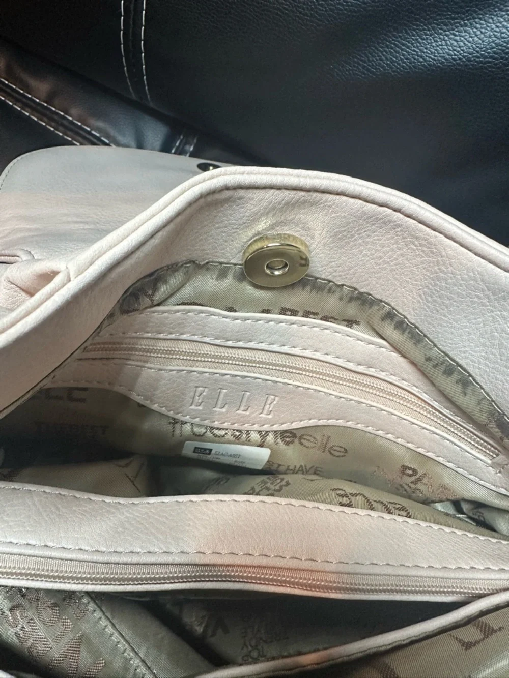 Women's Cream Hobo Handbag - Soft Leather Shoulder Bag